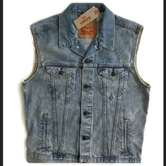 levi biker vest